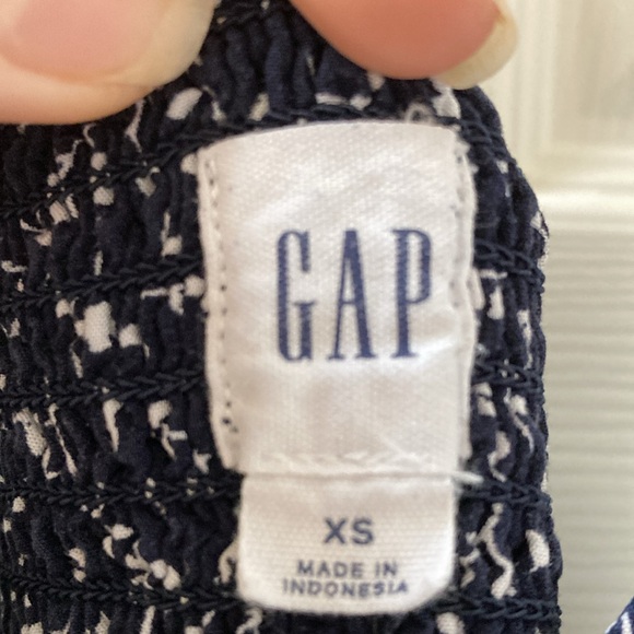 Gap Ditzy Floral Mini Dress Navy XS - Picture 3 of 5